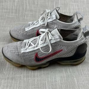 Nike Air Vapormax Red Swoosh‎ Womens Size 8